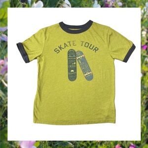 GAP Kids Boy's Skate Tour T-Shirt - Green. Size Small 6/7.
